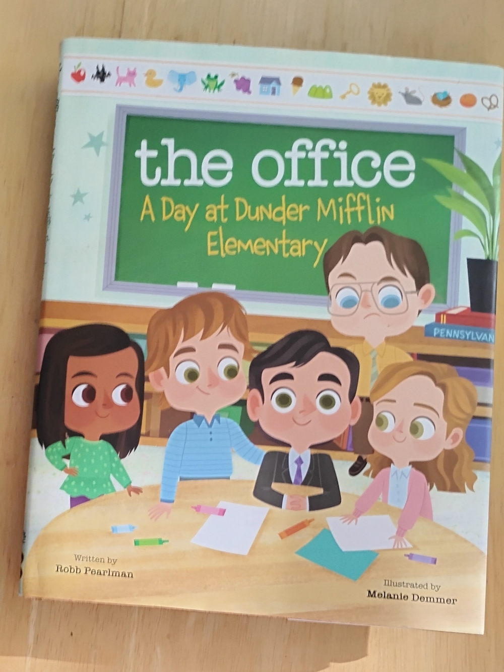 The Office: A Day at Dunder Mifflin Elementary – Children's Book (Green Cover)